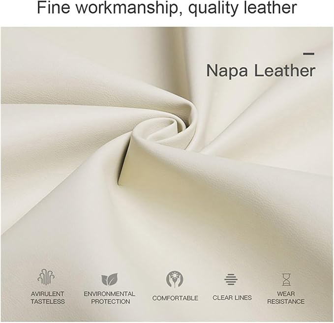 Luxury NAPPA Headrest Compatible For Mercedes Maybach S-Class Leather Lumbar Pillows Car Neck Travel Seat Cushion Support Car Accessories(Style 4)