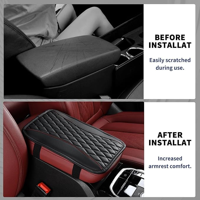 Auto Center Console Pad for Suzuki Ignis 3(2016-2020) Accessories Car Armrest Cushion Protects Your armrest and Feels Comfortable on Your Elbows and arms