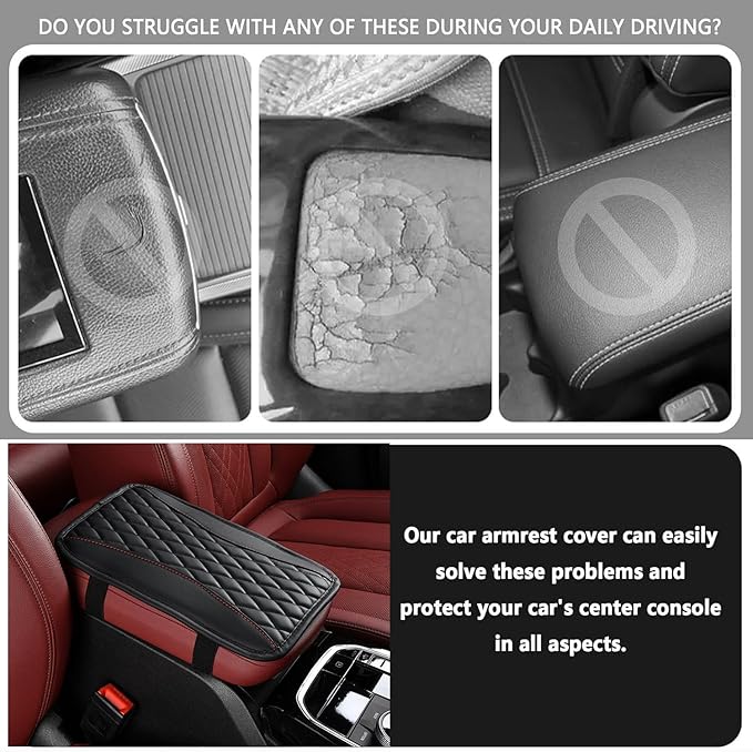 Auto Center Console Pad for Honda ZR-V(2023) Accessories Car Armrest Cushion Protects Your armrest and Feels Comfortable on Your Elbows and arms
