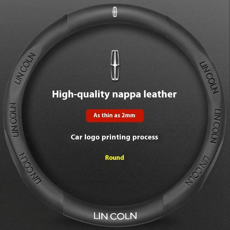 Lincoln Leather Steering Wheel Cover