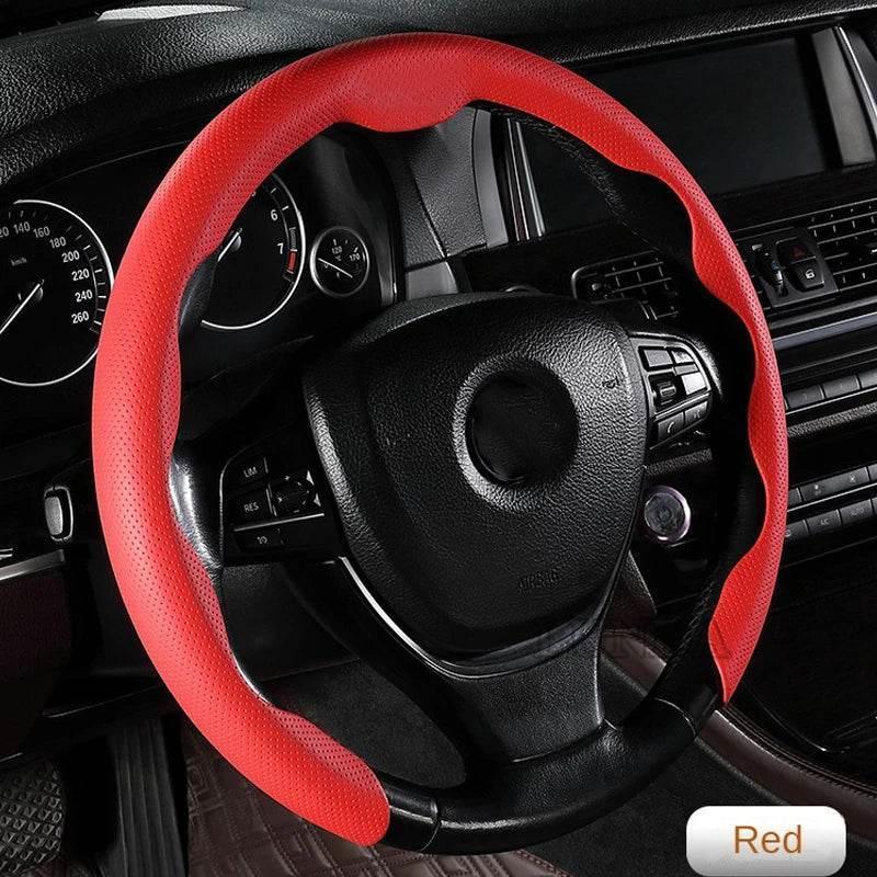 Premium Car Steering Wheel Cover – Universal 36-38cm
