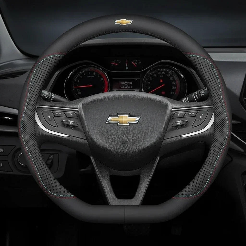 Chevrolet Leather Steering Wheel Cover