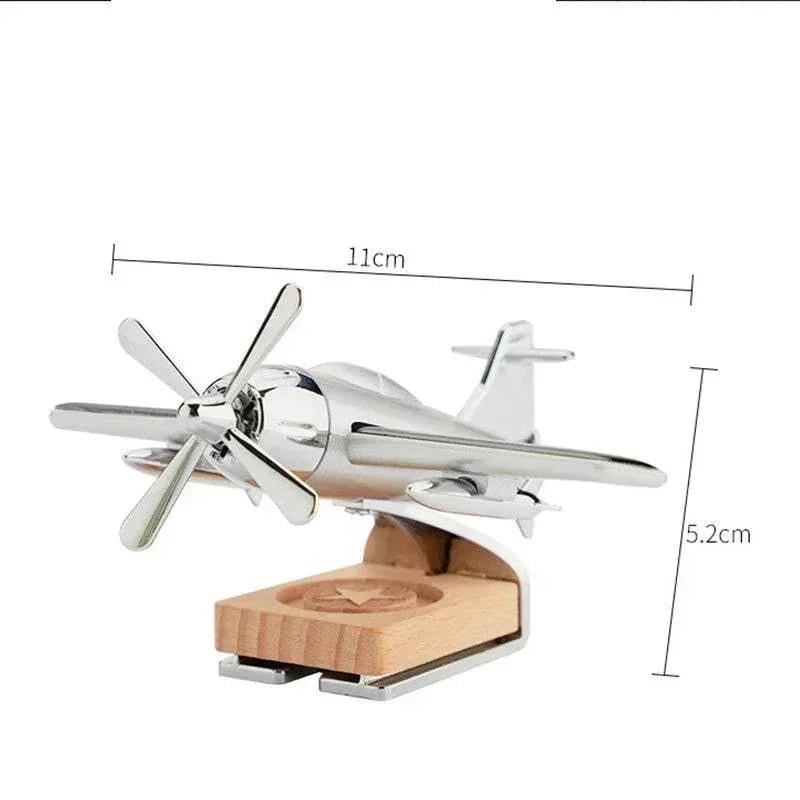 Solar Airplane Car Air Freshener – Dashboard Decoration