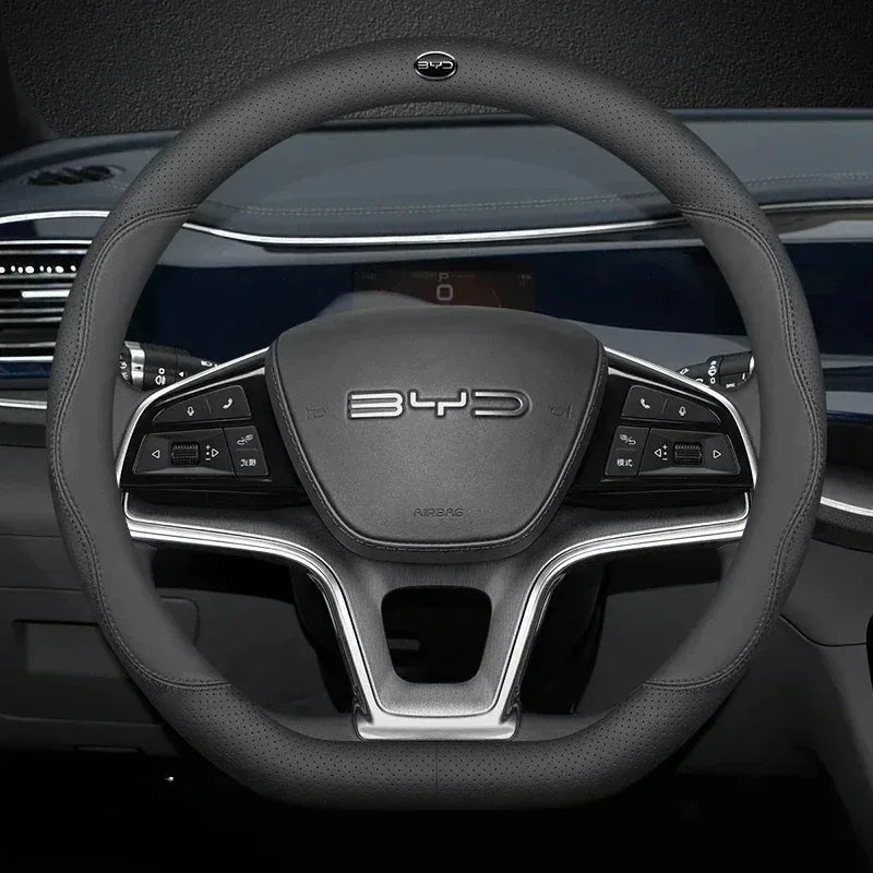 BYD Song Plus Leather Steering Wheel Cover