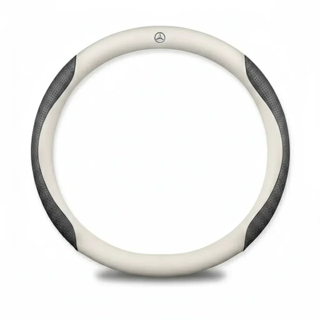 Mercedes Carbon Fiber Leather Steering Wheel Cover