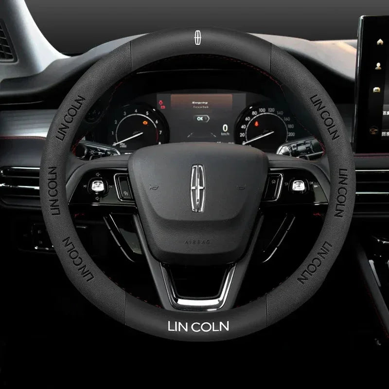 Lincoln Leather Steering Wheel Cover