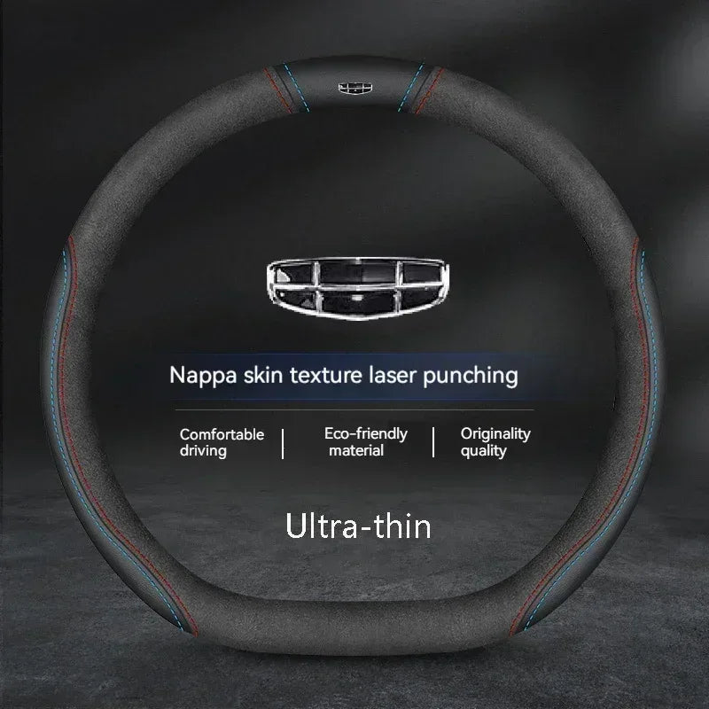 Geely Suede Breathable Steering Wheel Cover