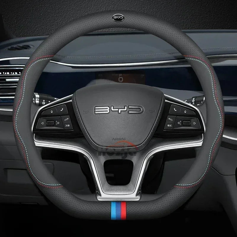 BYD Song Plus Leather Steering Wheel Cover