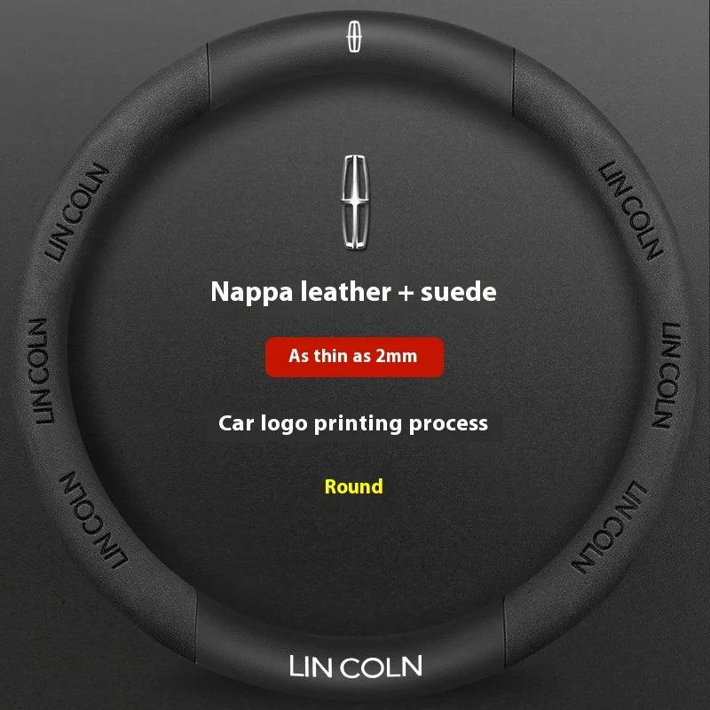 Lincoln Leather Steering Wheel Cover