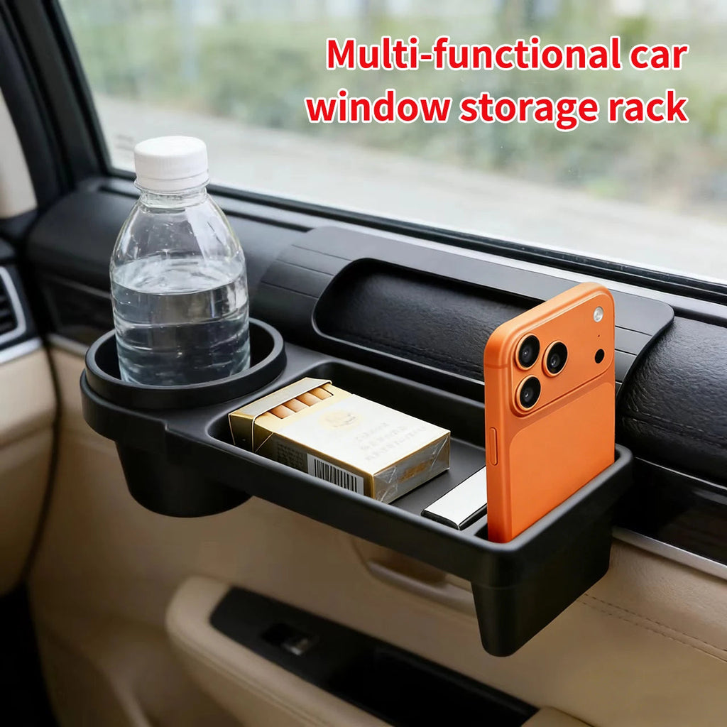 Car Door Pocket Organizer – Cup Holder, Phone & Drink Slot Rack