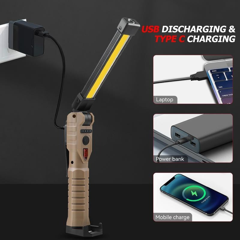7-Mode Folding Work Light
