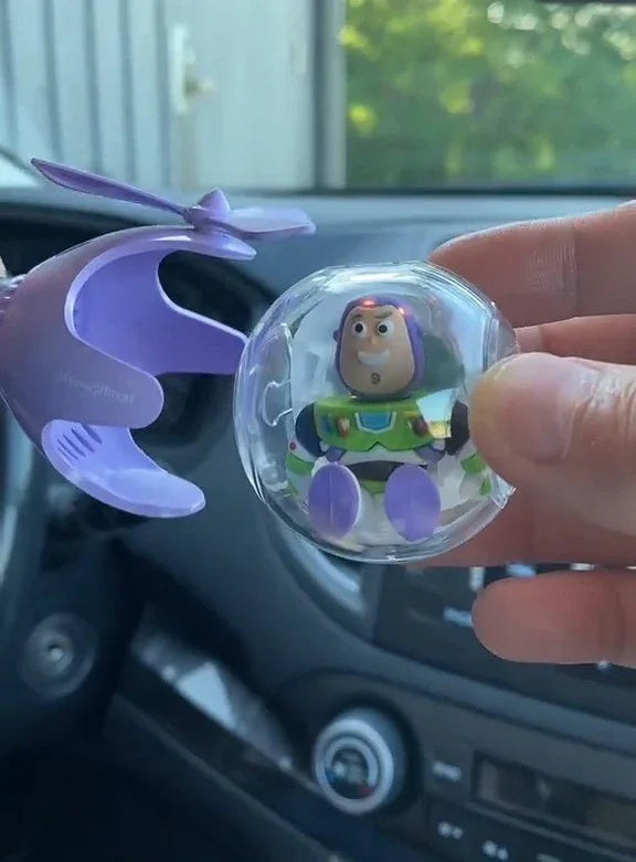 Buzz Lightyear Flying Ball Car Air Freshener with LED Light