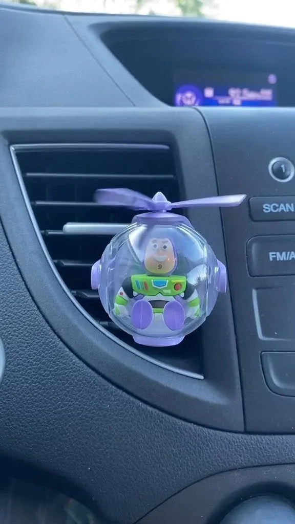 Buzz Lightyear Flying Ball Car Air Freshener with LED Light