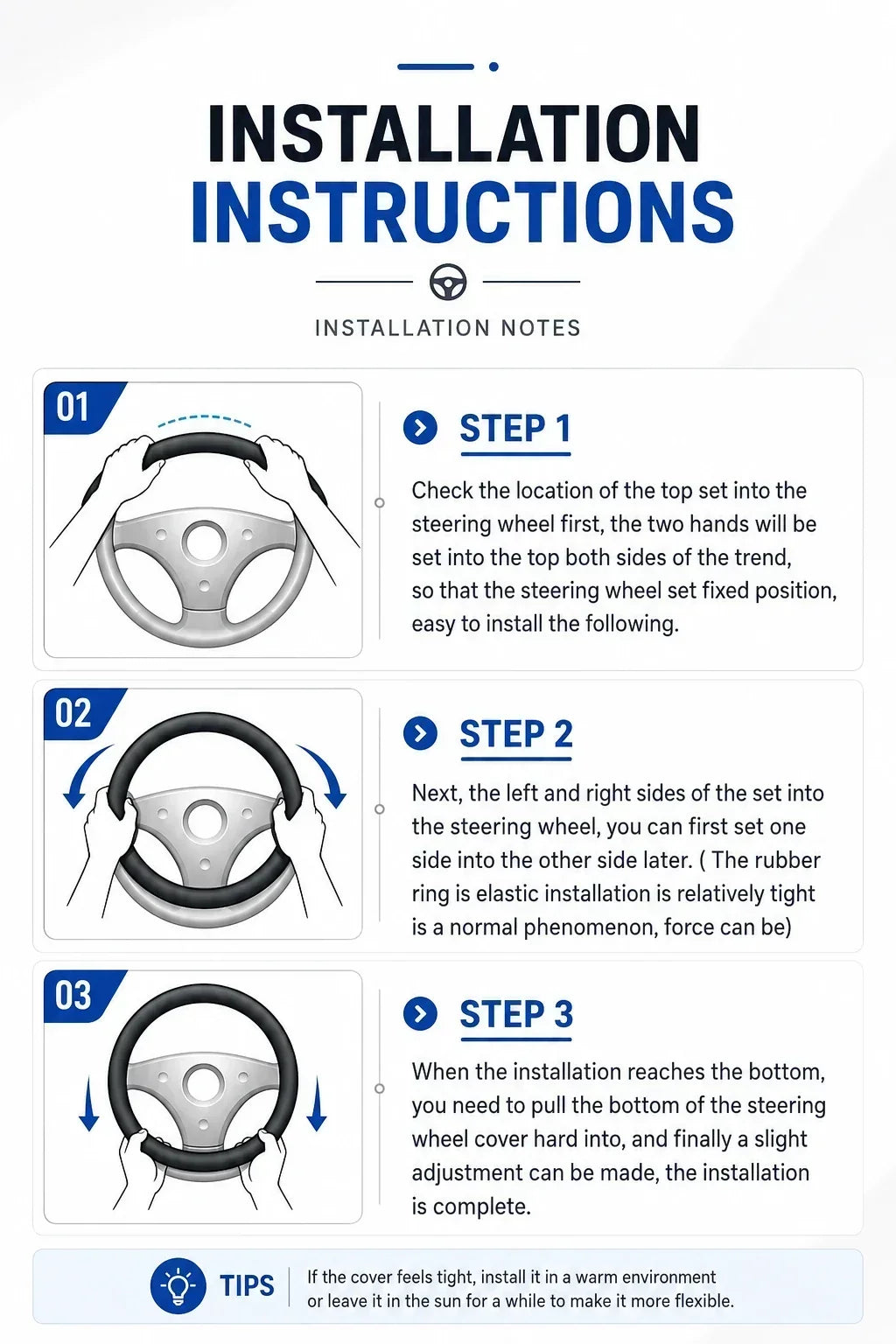 Rhinestone Diamond Bling Steering Wheel Cover